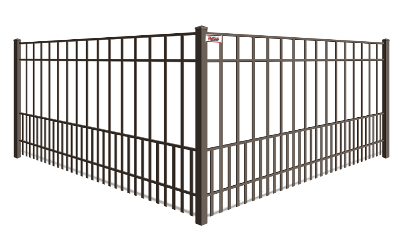 Residential aluminum fence solutions for the Houma, Louisiana area.